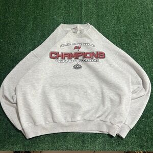VTG Jerzees Tampa Bay Buccaneers Crewneck Sweatshirt Mens XL Gray Super Bowl Y2K